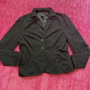 Sandro Sportswear Knit Blazer Jacket Black Size XL